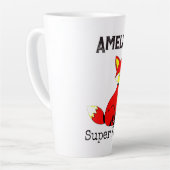 Personalisierter süßer Fuchs Milchtasse (Linke Ecke)