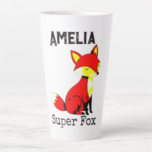 Personalisierter süßer Fuchs Milchtasse