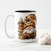 Personalisierter süßer Gnom 15oz Keramikbecher