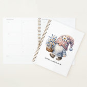 Personalisierter süßer Gnom mit Gänseblümchen für Planer (Anzeige)