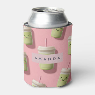 Personalisierter Süßer Kawaii Pastell Smoothie Mat Dosenkühler