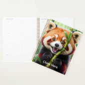 Personalisierter süßer Kawaii-Stil Roter Panda Planer (Anzeige)