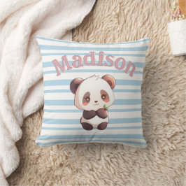 Personalisierter süßer Panda Kissen