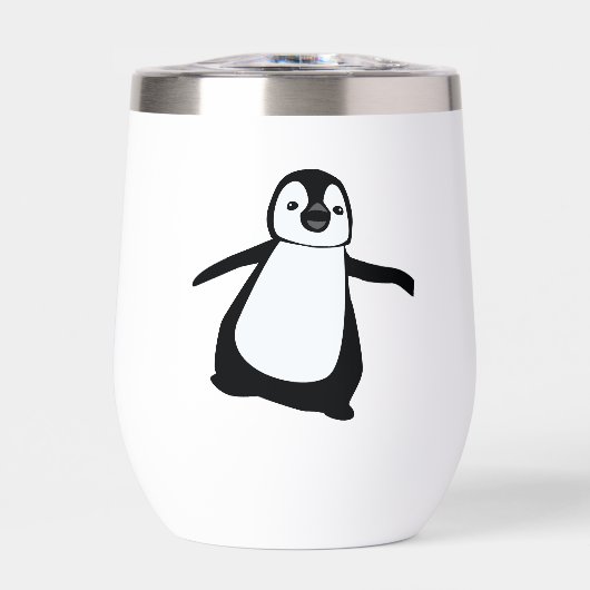 Personalisierter süßer Pinguin mit eigenem Namen (Vorderseite)