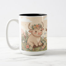 Personalisierter süßer Stier-Sternzeichen-Becher