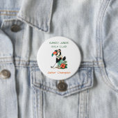 Personalisierter süßer Tukan Junior Golfschläger Button (Beispiel)