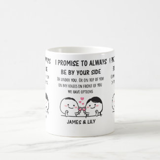 Personalisierter süßer Valentinstag-Paar-Becher Kaffeetasse