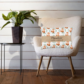 Personalisierter süßer Wald-Fuchs-Nursery-Dekor Dekokissen