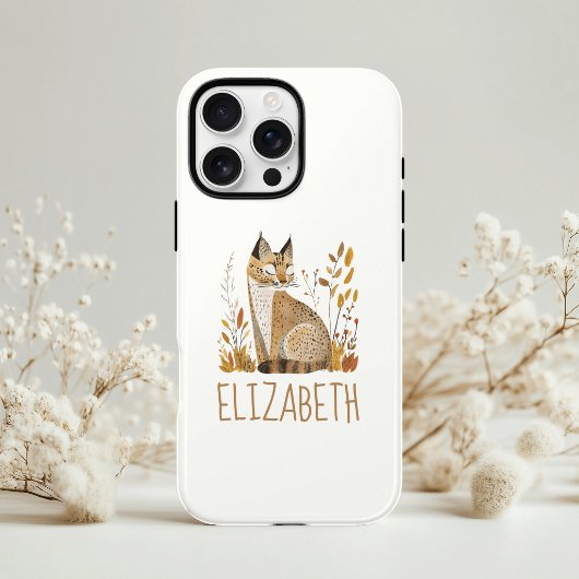Personalisierter süßer Waldluchs Case-Mate iPhone Hülle