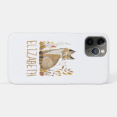 Personalisierter süßer Waldluchs Case-Mate iPhone Hülle (Rückseite (Horizontal))