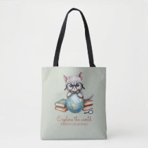 Personalisierter süßer "Wanderkatze"
