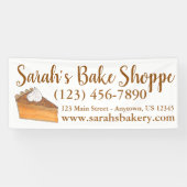 Personalisierter Süßkartoffelkuchen Bäckerei Banner (Horizontal)