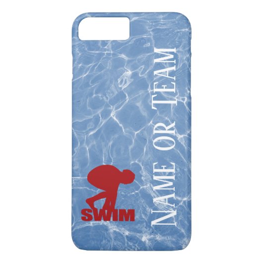 Personalisierter Swim-Design-Handy-Fall Case-Mate iPhone Hülle (Rückseite)