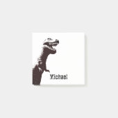 Personalisierter T-Rex Post-it Klebezettel (Vorderseite)