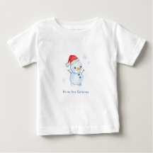 Personalisierter T - Shirt "Erste Weihnachten"