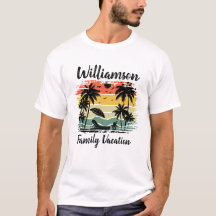 Personalisierter T - Shirt für Familienurlaub