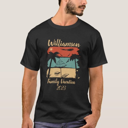 Personalisierter T - Shirt für Familienurlaub (Vorderseite)