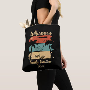 Personalisierter T - Shirt für Familienurlaub Tasche
