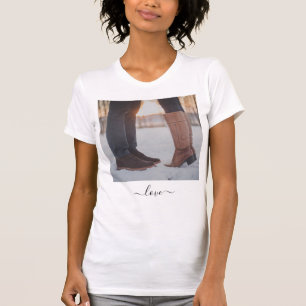Personalisierter T - Shirt für Ihr Foto - Liebe