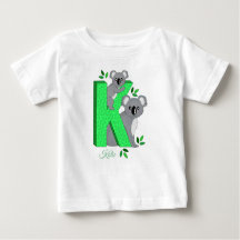 Personalisierter T - Shirt - K für Koala