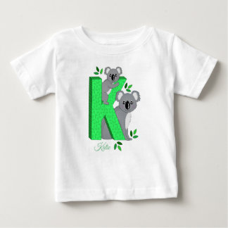 Personalisierter T - Shirt - K für Koala