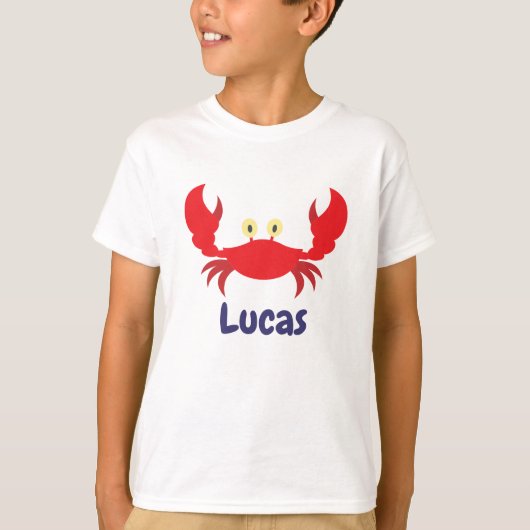 Personalisierter T - Shirt von Red Crab (Vorderseite)