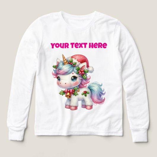Personalisierter T - Shirt von Unicorn Girls (Design Vorderseite)