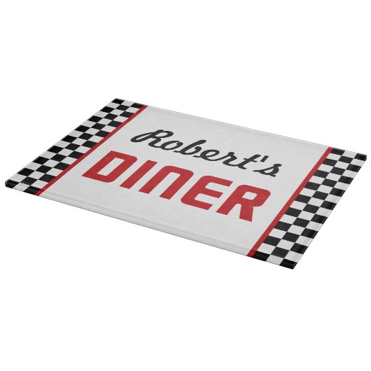 Personalisierter Tafelschneider Schneidebrett (Ecke)