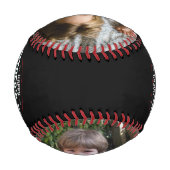 Personalisierter Tag der glücklichen Fotos mit meh Baseball (Rückseite)