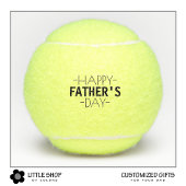 Personalisierter Tag der glücklichen Väter Tennisbälle