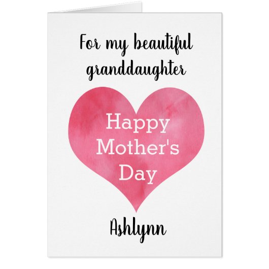 Personalisierter Tag der Großmutter (Vorne)