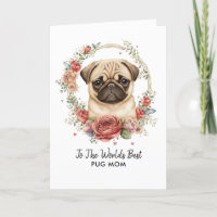 Personalisierter Tag der Mama der besten Mops Mutt