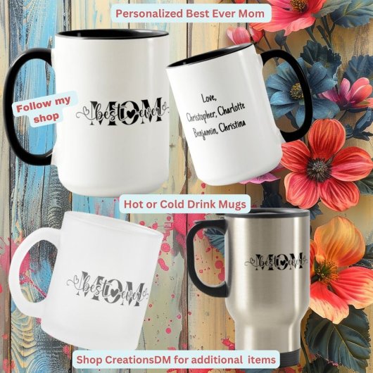 Personalisierter Tag der Mama Muttertag Mattglastasse