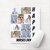 Personalisierter Tag der Neugeborenen 9 FotoCollag Mousepad (Mit Mouse)