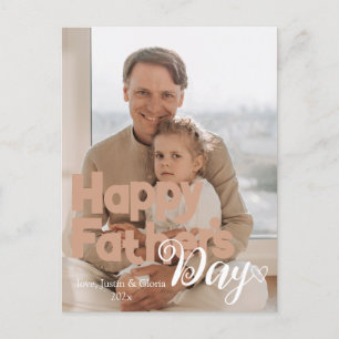 Personalisierter Tag der Väter, beste Geschenke fü Feiertagspostkarte