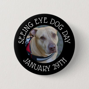 Personalisierter Tag des Augeninns 29. Januar Butt Button