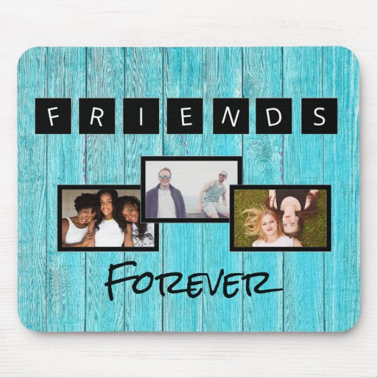 Personalisierter Tag des Freundschaftstages Foto-C Mousepad (Vorne)