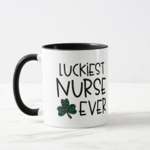 Personalisierter Tag des Hl. Patty "Luckiest Nurse