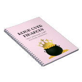 Personalisierter TAGESAUSGABEN TAGESgeld Notizblock (Rechte Seite)