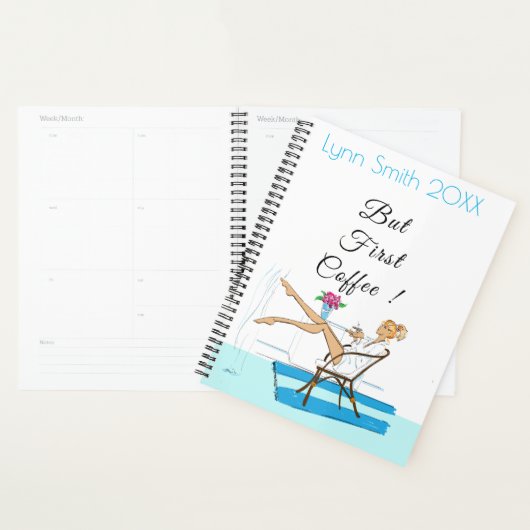 Personalisierter Tagesplaner, aber erstes Kaffeeko Planer (Anzeige)
