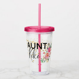 Personalisierter Tante-Cup Acryltrinkbecher