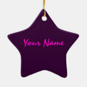 Personalisierter Tanz-Tänzer Keramikornament (Hinten)