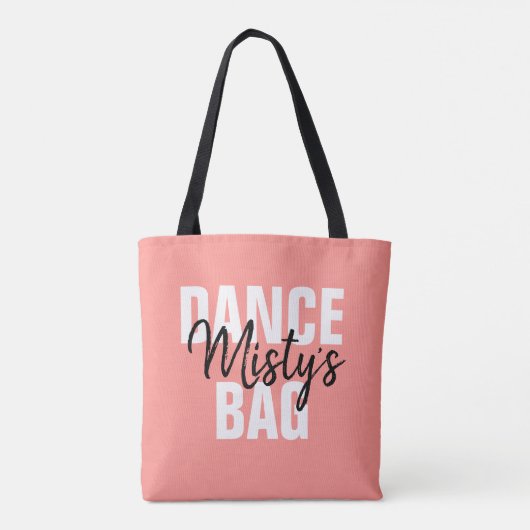 Personalisierter Tanz Tasche (Rückseite)
