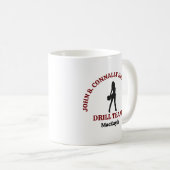 Personalisierter Tänzer des Maroon High School Dri Kaffeetasse (VorderseiteRechts)