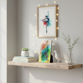 Personalisierter Tänzer Fotoplatte