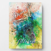 Personalisierter Tänzer Fotoplatte (Vorderseite)