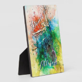 Personalisierter Tänzer Fotoplatte (Seite)