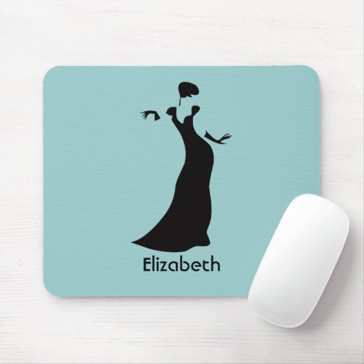 Personalisierter Tänzer in Schwarzwald Mousepad (Mit Mouse)