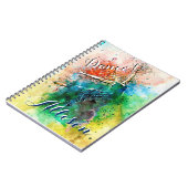 Personalisierter Tänzer Notizblock (Linke Seite)