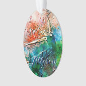 Personalisierter Tänzer Ornament (Vorderseite)